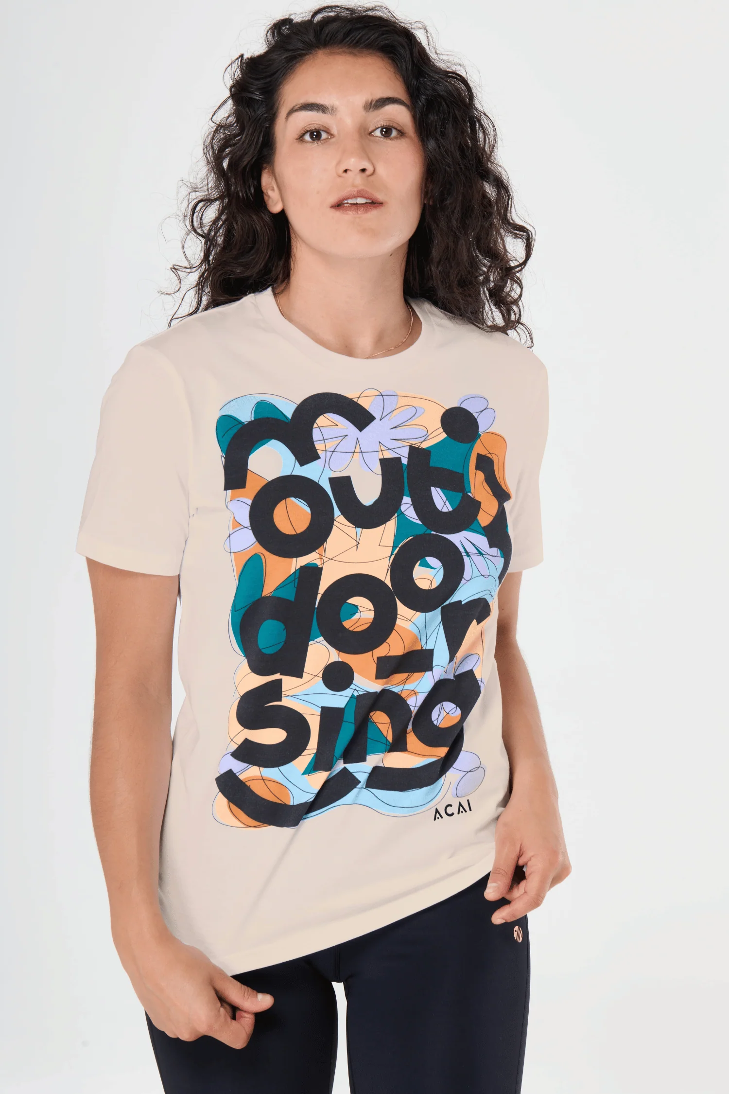 ACAI X Caroline Dowsett Outdoorsing Tee - Landscape - Image 3