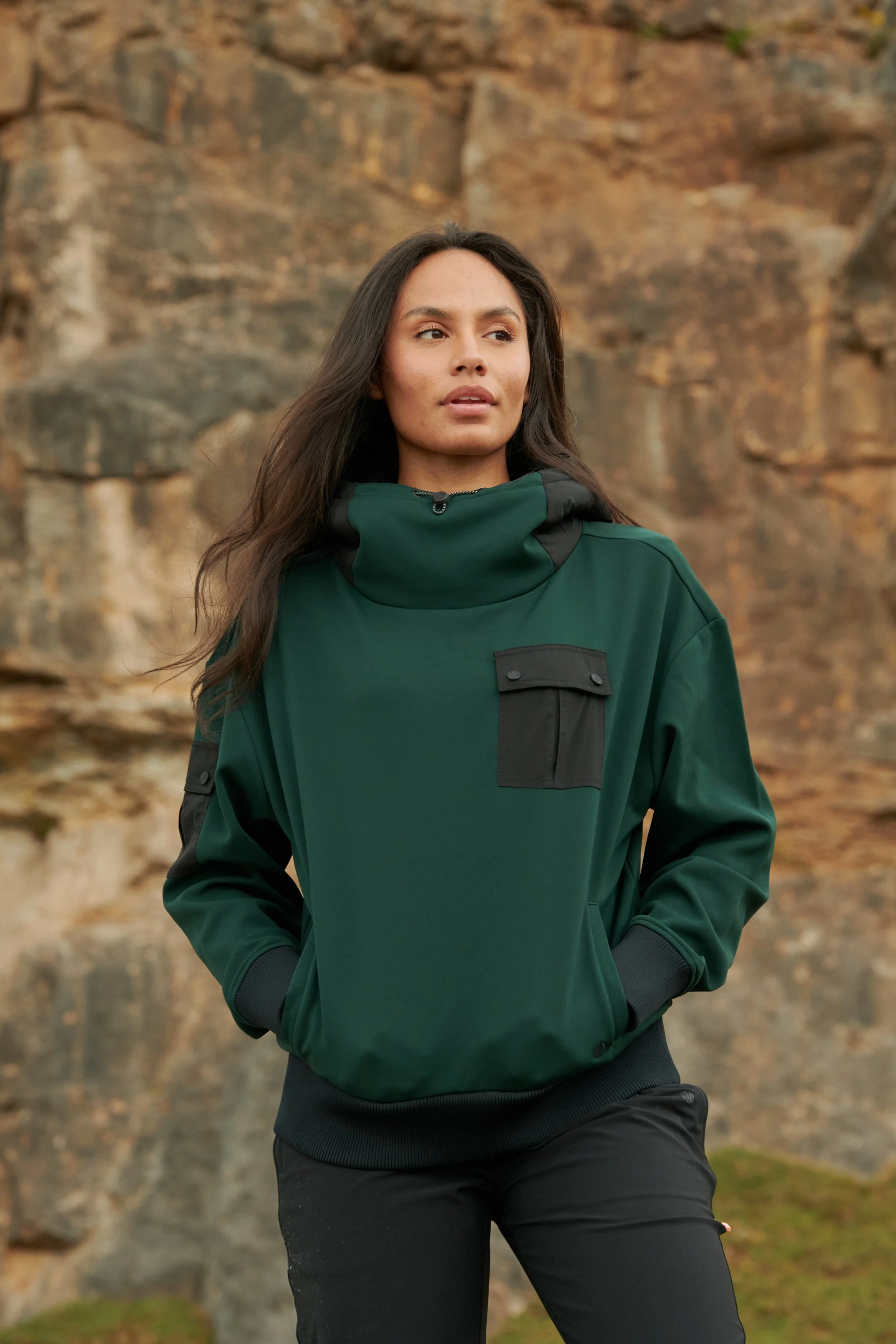 Go Explore Hoodie - Forest Green - Image 3
