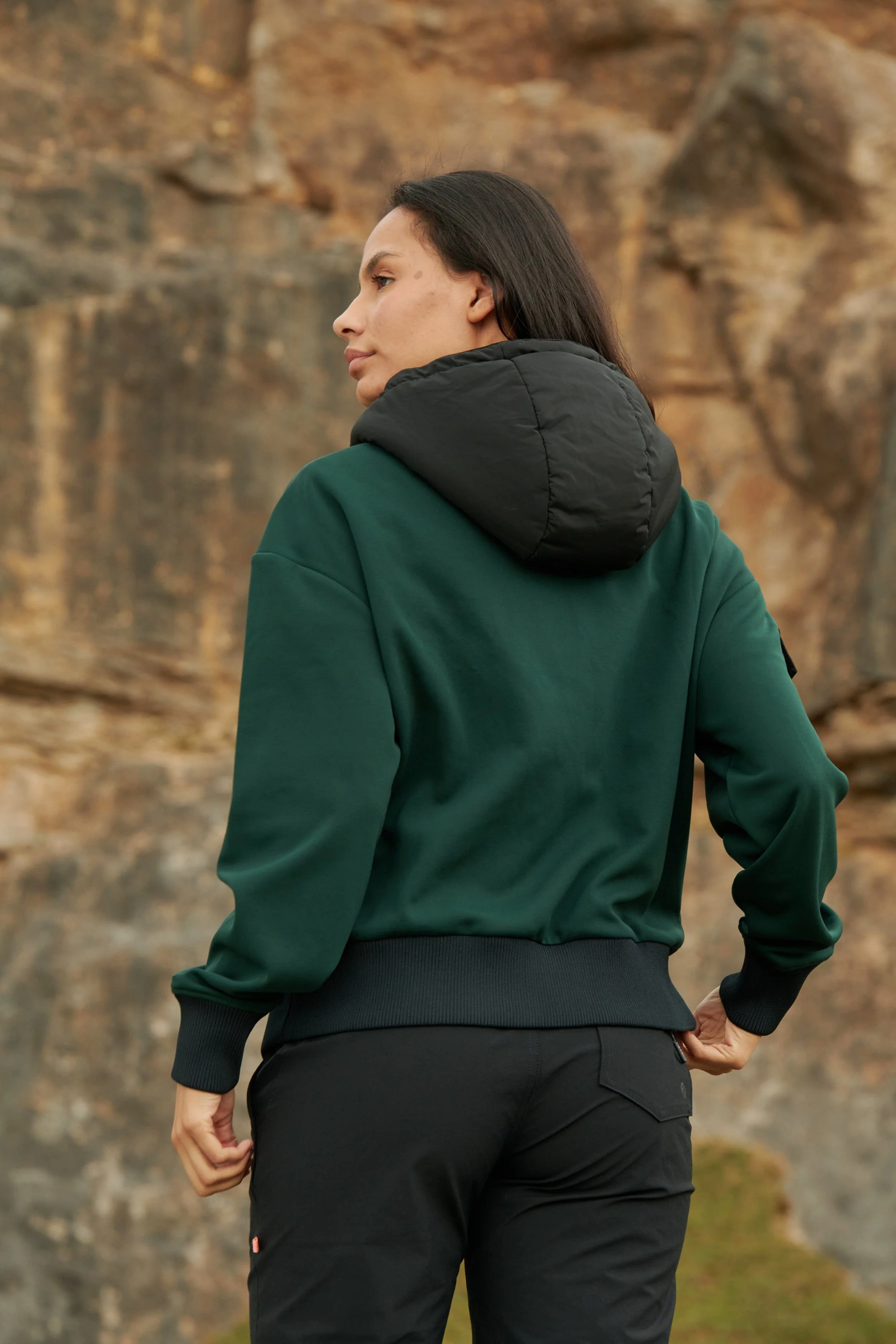 Go Explore Hoodie - Forest Green - Image 4
