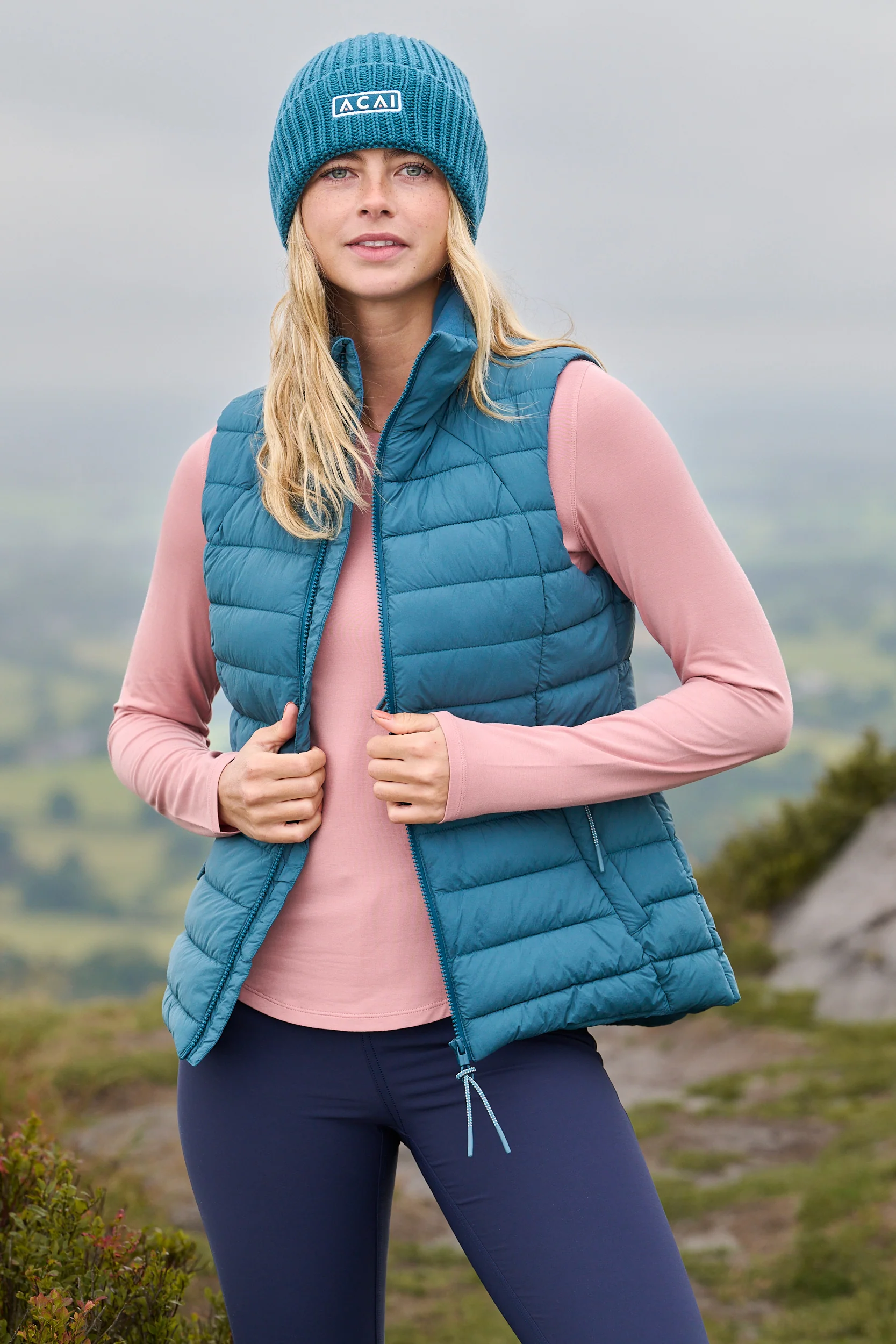 On The Go Bamboo Long Sleeve Tee - Dusky Pink - Image 7