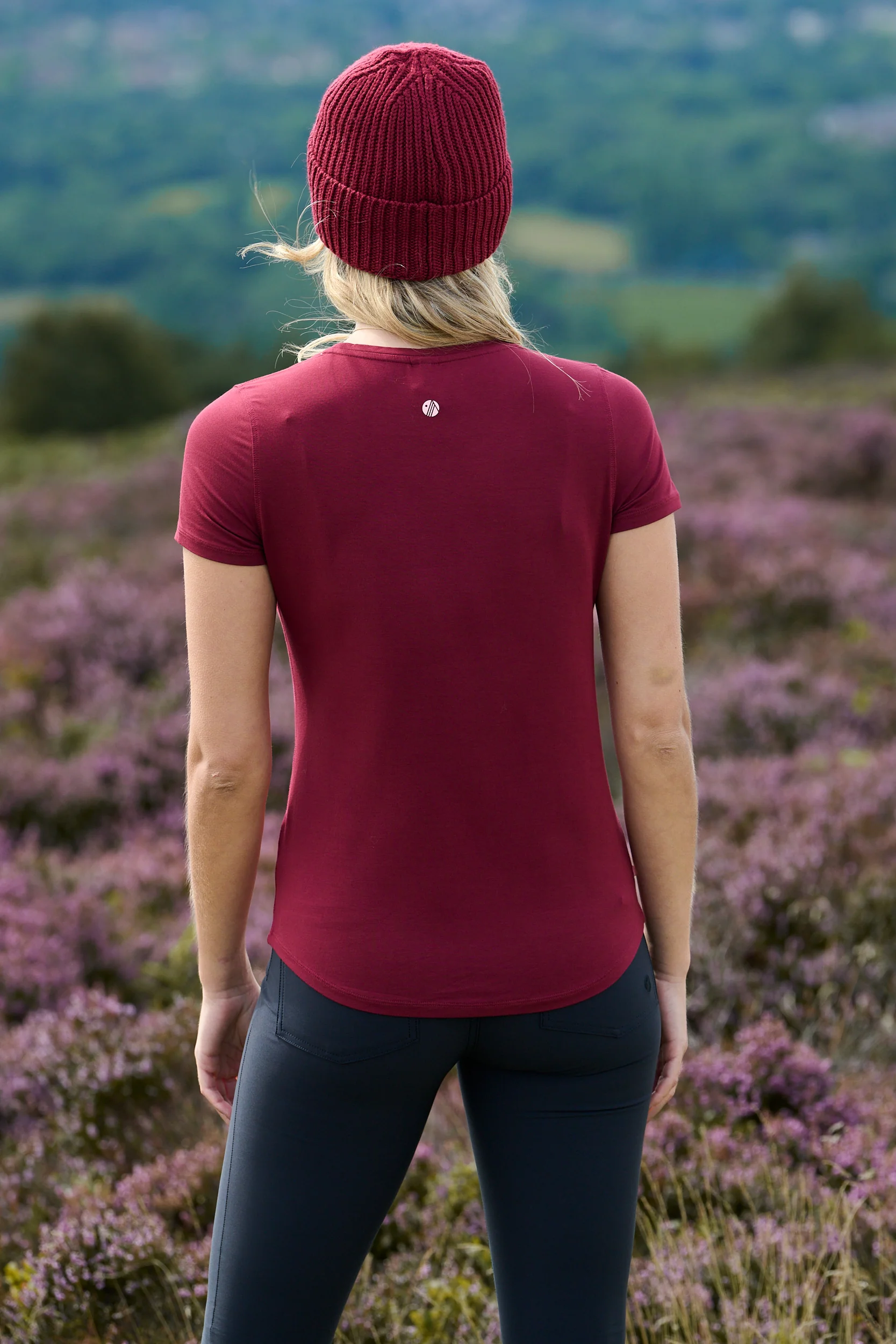 On The Go Tee - Cabernet - Image 3