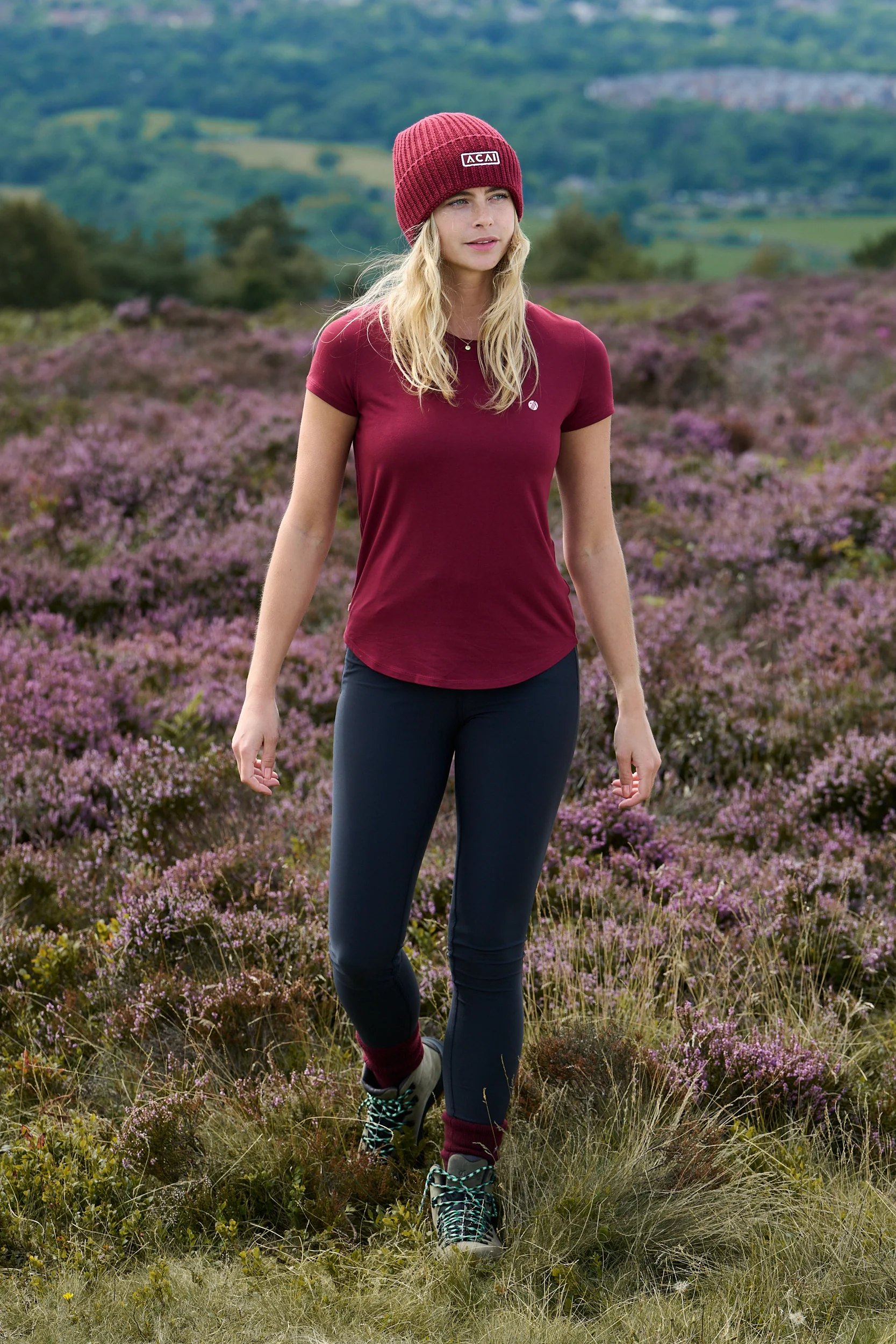 On The Go Tee - Cabernet - Image 6