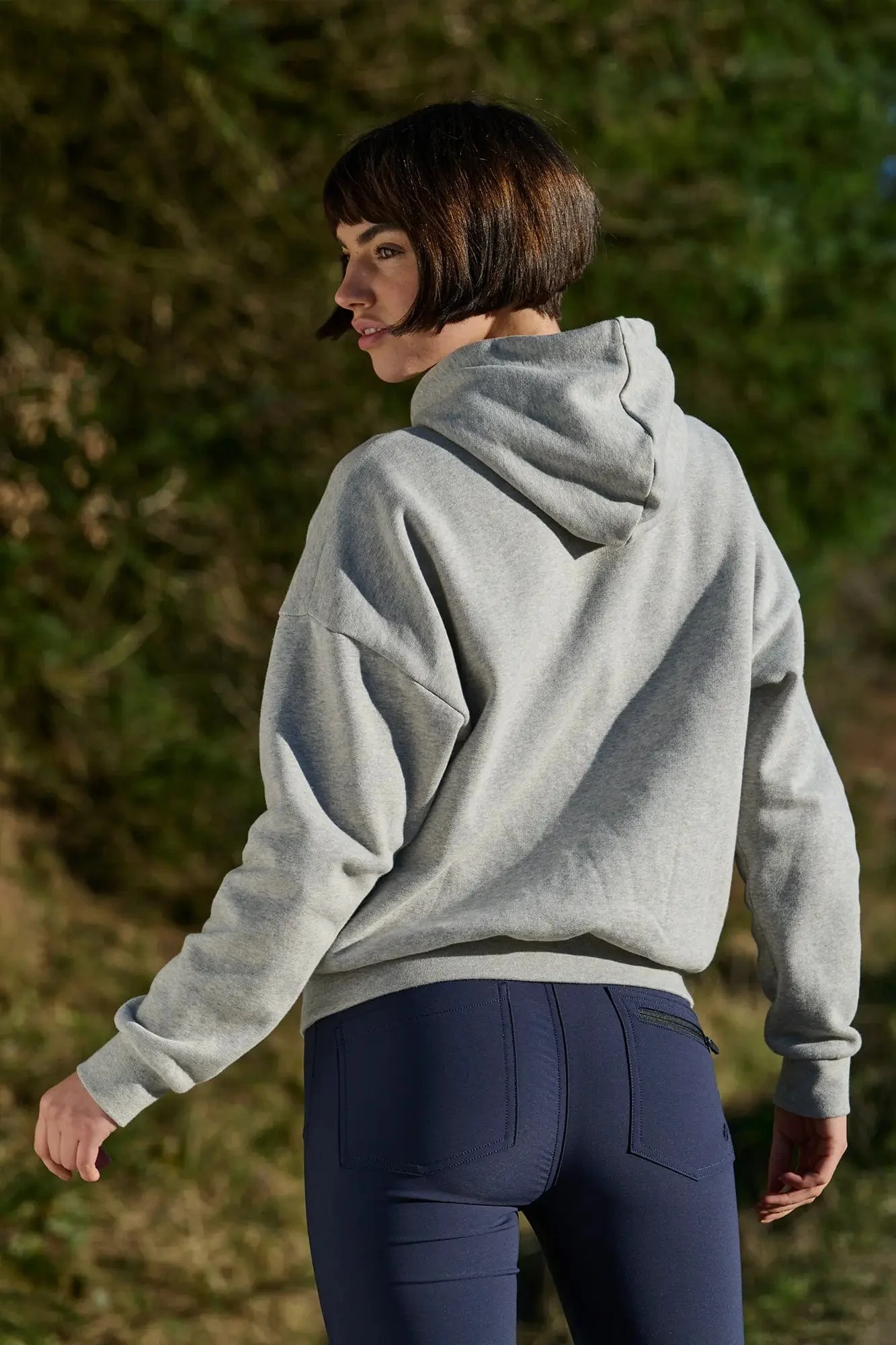 Retreat Branded Hoodie - Grey Marl - Image 4