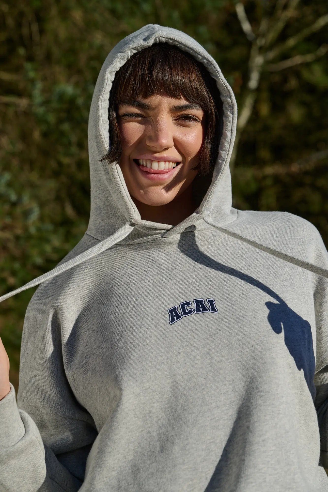 Retreat Branded Hoodie - Grey Marl - Image 5