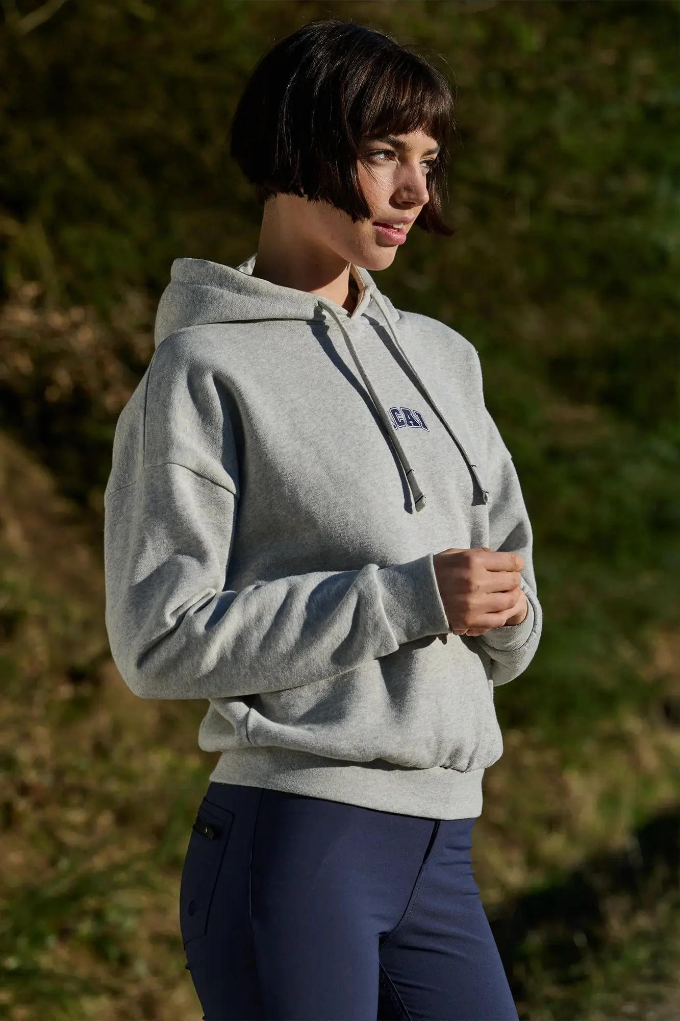 Retreat Branded Hoodie - Grey Marl - Image 7