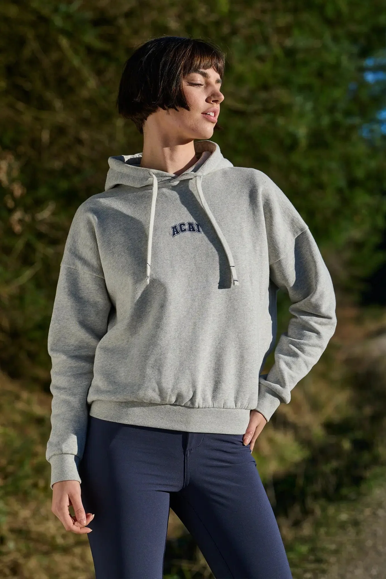 Retreat Branded Hoodie - Grey Marl - Image 8